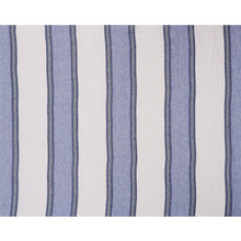 Load image into Gallery viewer, SCHUMACHER SENITA STRIPE SHEER FABRIC 77431 / BLUE