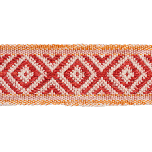 Schumacher Larson Tape Trim 77462 / Red & Orange