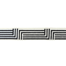 Load image into Gallery viewer, Schumacher Osilas Tape Trim 77471 / Black