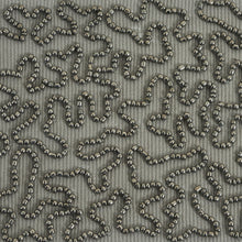 Load image into Gallery viewer, Schumacher Vermicelli Beaded Tape Trim 77480 / Gunmetal