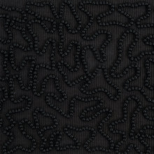 Load image into Gallery viewer, Schumacher Vermicelli Beaded Tape Trim 77482 / Black
