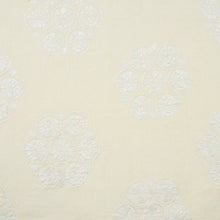 Load image into Gallery viewer, SCHUMACHER ISLA HAND EMBROIDERY FABRIC 77491 / IVORY