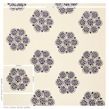 Load image into Gallery viewer, SCHUMACHER ISLA HAND EMBROIDERY FABRIC 77492 / SLATE