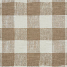 Load image into Gallery viewer, SCHUMACHER BARNES PERFORMANCE CHECK FABRIC 77551 / NATURAL