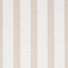 Load image into Gallery viewer, SCHUMACHER KETLEY PERFORMANCE STRIPE FABRIC 77560 / NATURAL