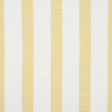 Load image into Gallery viewer, SCHUMACHER KETLEY PERFORMANCE STRIPE FABRIC 77563 / YELLOW