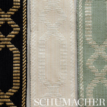Load image into Gallery viewer, Schumacher Briar Raffia Tape Trim 77583 / Black