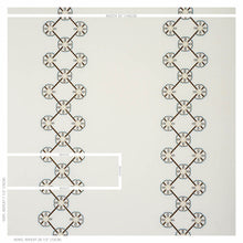 Load image into Gallery viewer, SCHUMACHER CHAMIZAL EMBROIDERY FABRIC 77600 / NEUTRAL &amp; SKY
