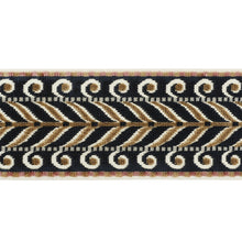 Load image into Gallery viewer, Schumacher Marion Velvet Tape Trim 77621 / Black