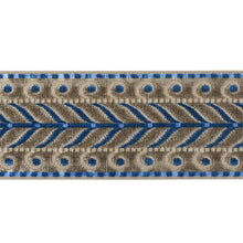 Load image into Gallery viewer, Schumacher Marion Velvet Tape Trim 77622 / Taupe