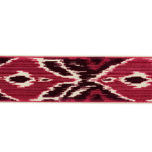 Load image into Gallery viewer, Schumacher Xenia Velvet Tape Trim 77631 / Magenta