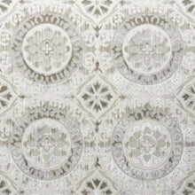 Load image into Gallery viewer, SCHUMACHER SUZANI STRIE VELVET FABRIC 77642 / PEARL