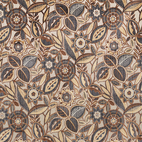 SCHUMACHER GARLAND VELVET FABRIC 77760 / NEUTRAL