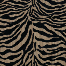 Load image into Gallery viewer, Schumacher Regine Strie Velvet Fabric 77771 / Ebony