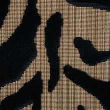 Load image into Gallery viewer, Schumacher Regine Strie Velvet Fabric 77771 / Ebony