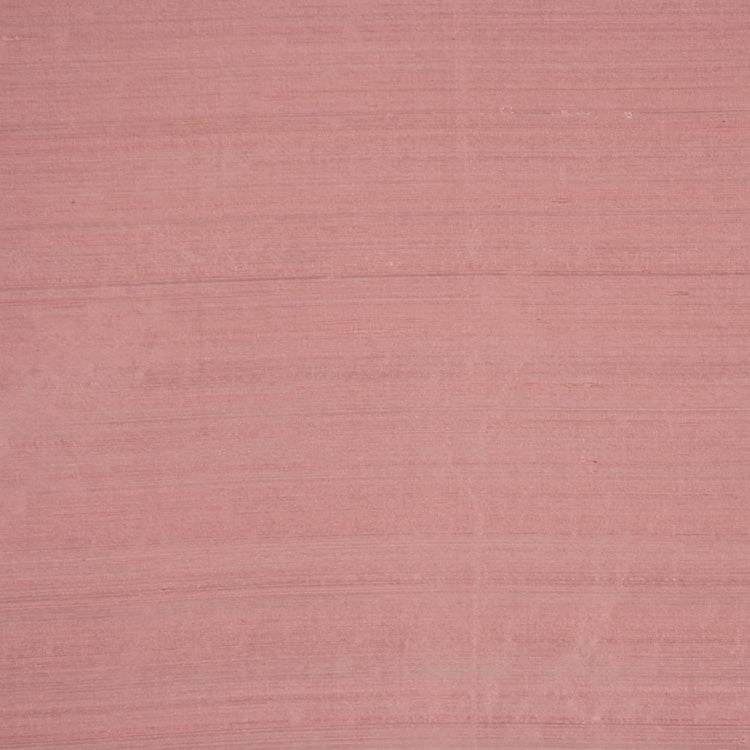 Pure Handwoven Silk Dupioni Drapery Fabric Pink Blush / Carnation