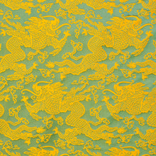 Load image into Gallery viewer, SCHUMACHER RUAN DRAGON DAMASK FABRIC 78102 / GOLD