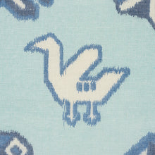 Load image into Gallery viewer, SCHUMACHER CHUSKA WARP PRINT FABRIC 78141 / BLUE