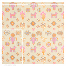 Load image into Gallery viewer, SCHUMACHER CHUSKA WARP PRINT FABRIC 78142 / PINK &amp; ORANGE