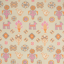 Load image into Gallery viewer, SCHUMACHER CHUSKA WARP PRINT FABRIC 78142 / PINK &amp; ORANGE
