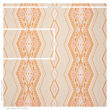 Load image into Gallery viewer, SCHUMACHER BAYETA EMBROIDERY FABRIC 78151 / PINK &amp; ORANGE