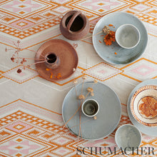 Load image into Gallery viewer, SCHUMACHER BAYETA EMBROIDERY FABRIC 78151 / PINK &amp; ORANGE