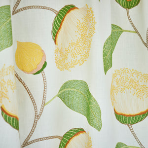 SCHUMACHER CELINDA EMBROIDERY FABRIC 78300 / YELLOW