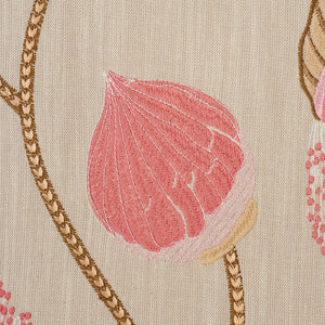 SCHUMACHER CELINDA EMBROIDERY FABRIC 78302 / BLUSH