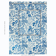 Load image into Gallery viewer, SCHUMACHER EMALINE EMBROIDERY FABRIC 78311 / BLUE