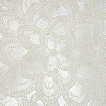Load image into Gallery viewer, SCHUMACHER LOTUS EMBROIDERY FABRIC 78341 / PEARL
