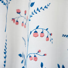 Load image into Gallery viewer, SCHUMACHER CYNTHIA EMBROIDERED PRINT FABRIC 78350 / BLUE
