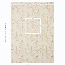 Load image into Gallery viewer, SCHUMACHER CYNTHIA EMBROIDERED PRINT FABRIC 78351 / NATURAL