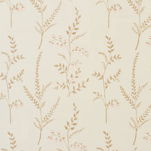 Load image into Gallery viewer, SCHUMACHER CYNTHIA EMBROIDERED PRINT FABRIC 78351 / NATURAL