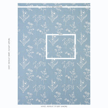 Load image into Gallery viewer, SCHUMACHER LISBETH EMBROIDERY FABRIC 78360 / BLUE