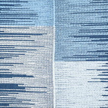 Load image into Gallery viewer, Schumacher Sunburst Stripe Embroidery Fabric 78402 / Blues