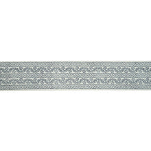 Load image into Gallery viewer, Schumacher Arbela Hand Blocked Tape Trim 78441 / Indigo