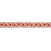 Load image into Gallery viewer, Schumacher Mila Hand Block Print Tape Trim 78590 / Red