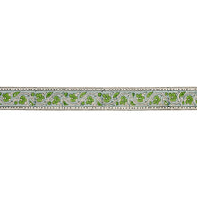 Load image into Gallery viewer, Schumacher Mila Hand Block Print Tape Trim 78592 / Green