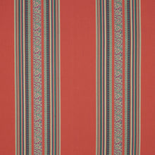Load image into Gallery viewer, Schumacher Markova Stripe Fabric 78601 / Red