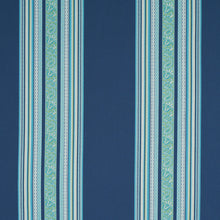 Load image into Gallery viewer, Schumacher Markova Stripe Fabric 78602 / Navy