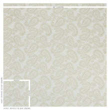 Load image into Gallery viewer, SCHUMACHER MILENA PAISLEY FABRIC 78720 / NATURAL