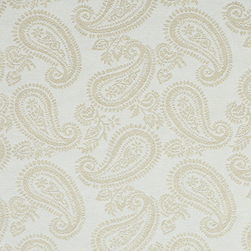 SCHUMACHER MILENA PAISLEY FABRIC 78720 / NATURAL