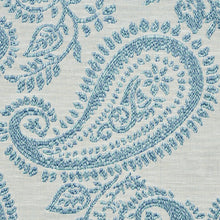 Load image into Gallery viewer, SCHUMACHER MILENA PAISLEY FABRIC 78721 / SKY