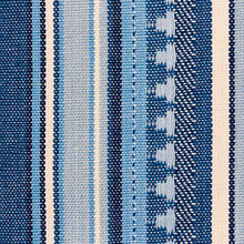 Load image into Gallery viewer, SCHUMACHER ZUNI STRIPE FABRIC 78731 / BLUE