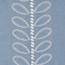 Load image into Gallery viewer, SCHUMACHER CAMILE EMBROIDERY FABRIC 78742 / SKY