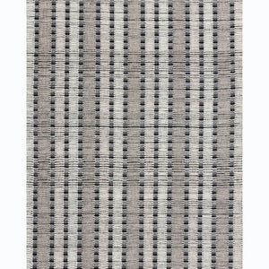 Schumacher Palopo Hand Woven Stripe Fabric 78820 / Black