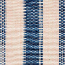 Load image into Gallery viewer, Schumacher Ipala Hand Woven Stripe Fabric 78830 / Ocean