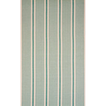 Load image into Gallery viewer, Schumacher Ipala Hand Woven Stripe Fabric 78832 / Duck Egg