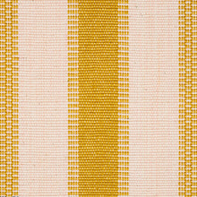 Load image into Gallery viewer, Schumacher Ipala Hand Woven Stripe Fabric 78833 / Yellow