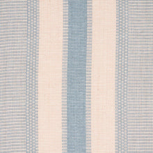 Load image into Gallery viewer, Schumacher Ipala Hand Woven Stripe Fabric 78834 / Sky